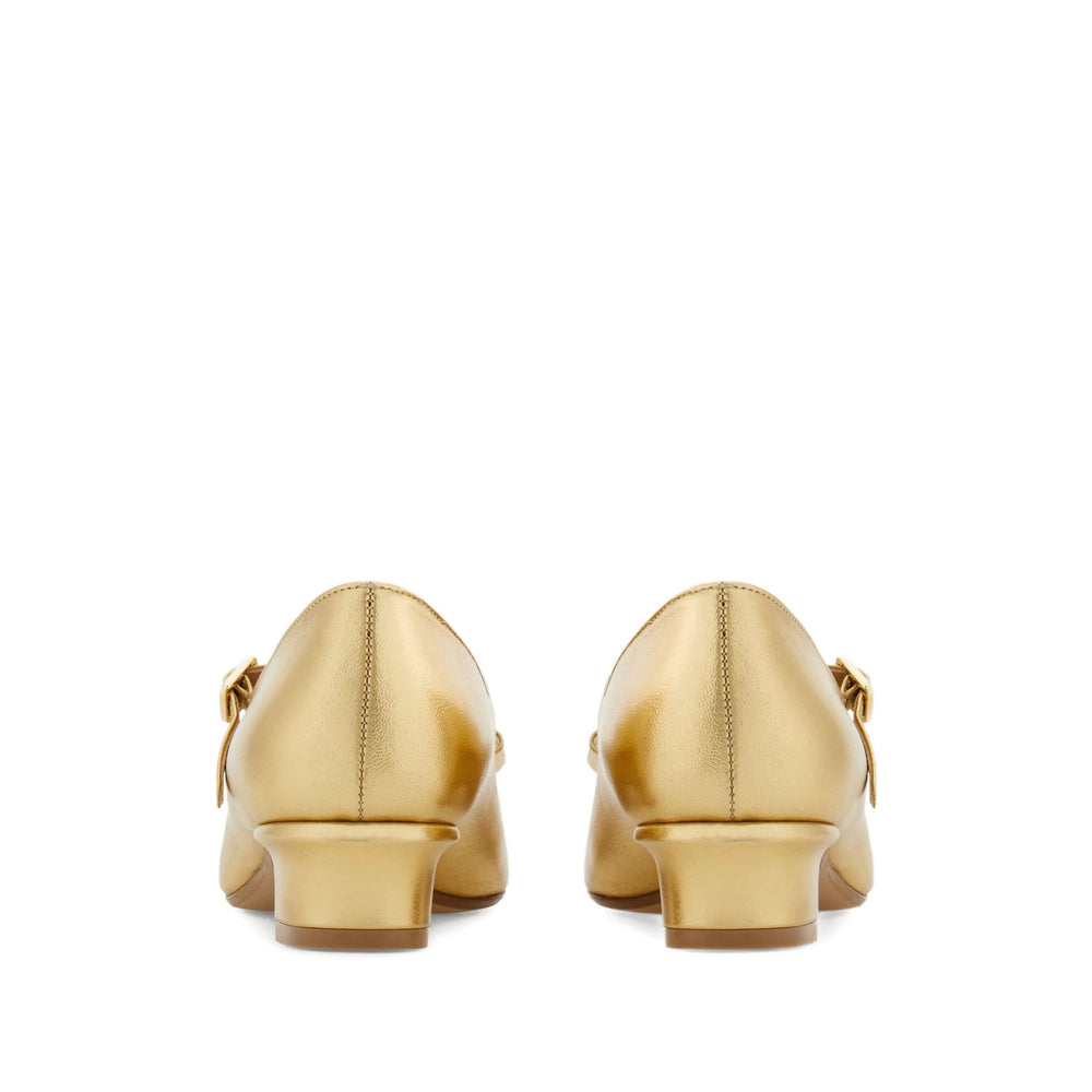 Ferragamo Gold Shoes Women FERRAGAMO