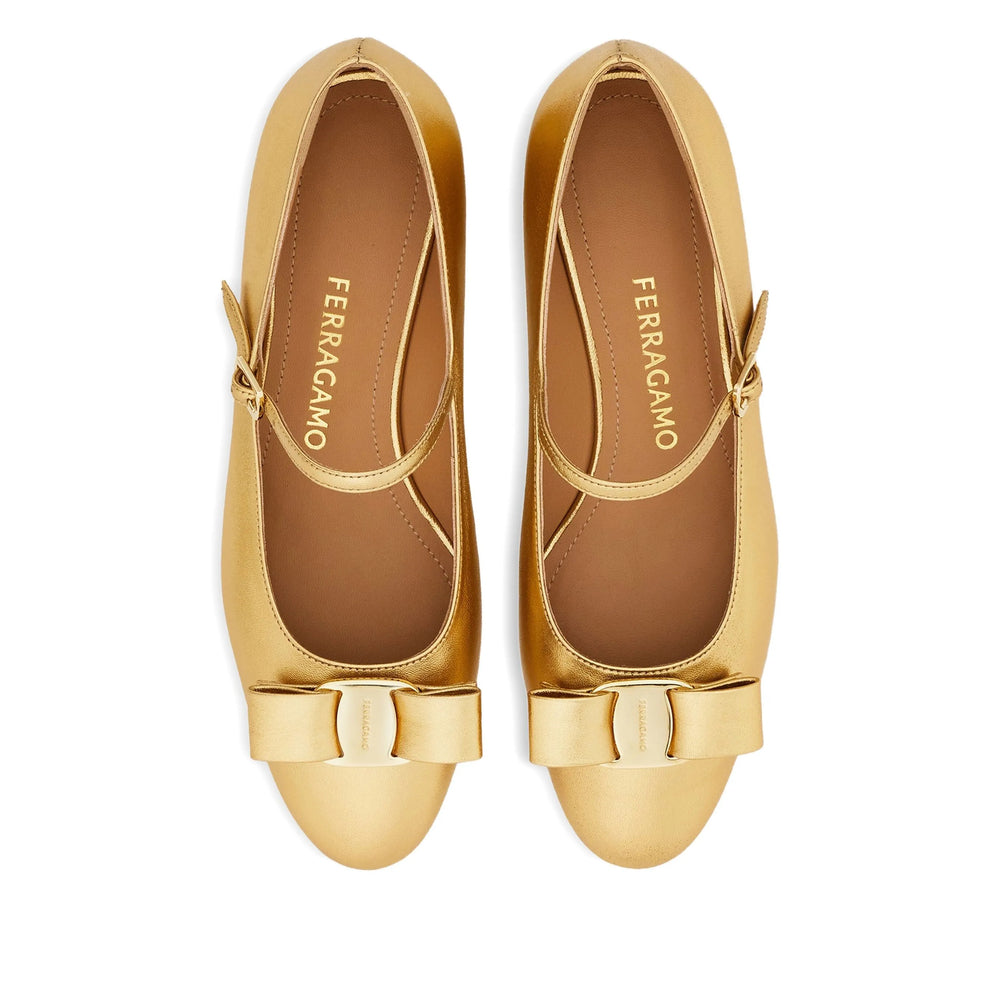 Ferragamo Gold Shoes Women FERRAGAMO