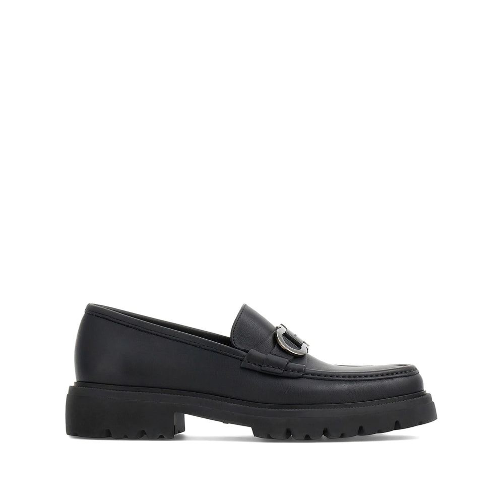 Ferragamo Black Loafers Men FERRAGAMO