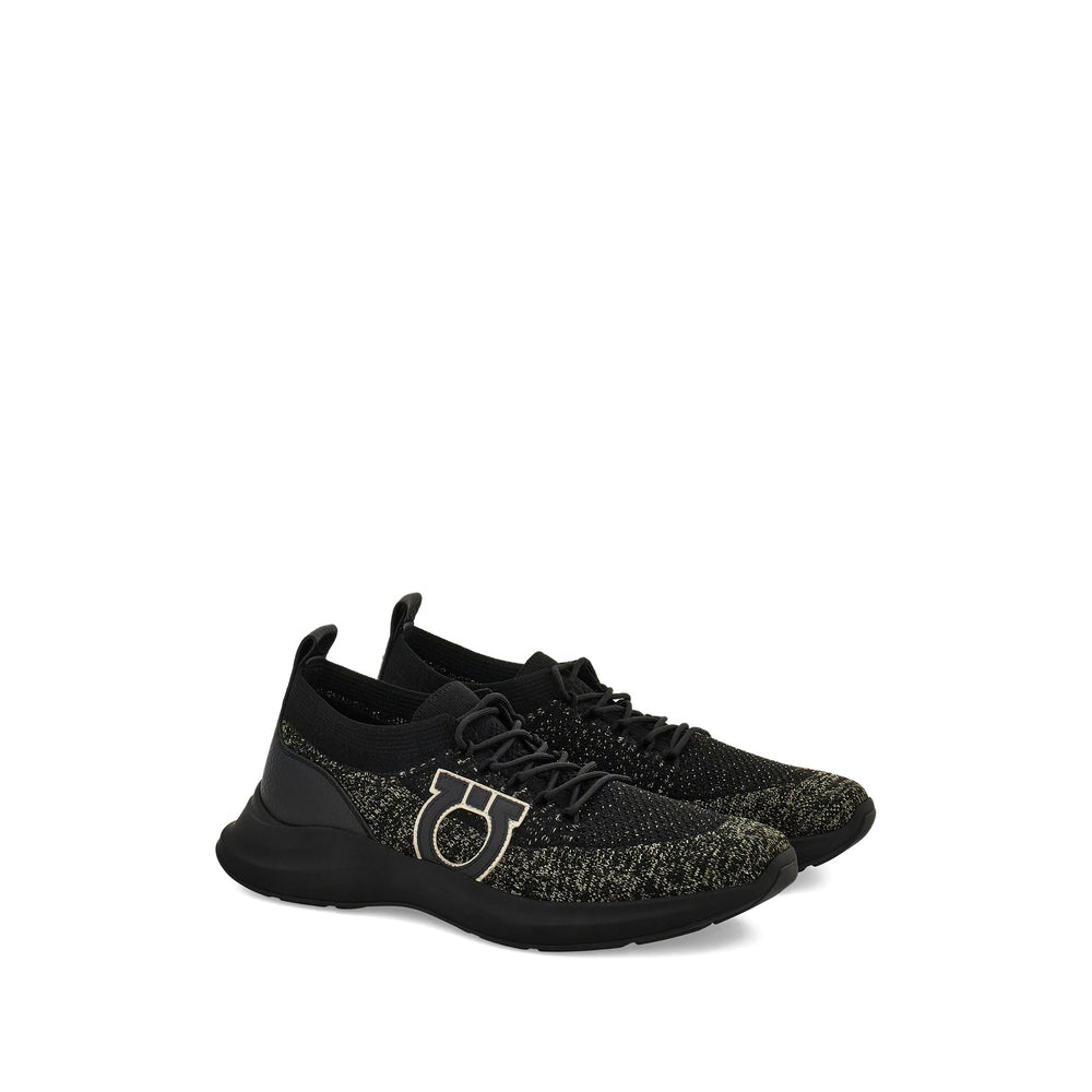 Ferragamo Black Trainers - Low-Tops Men FERRAGAMO