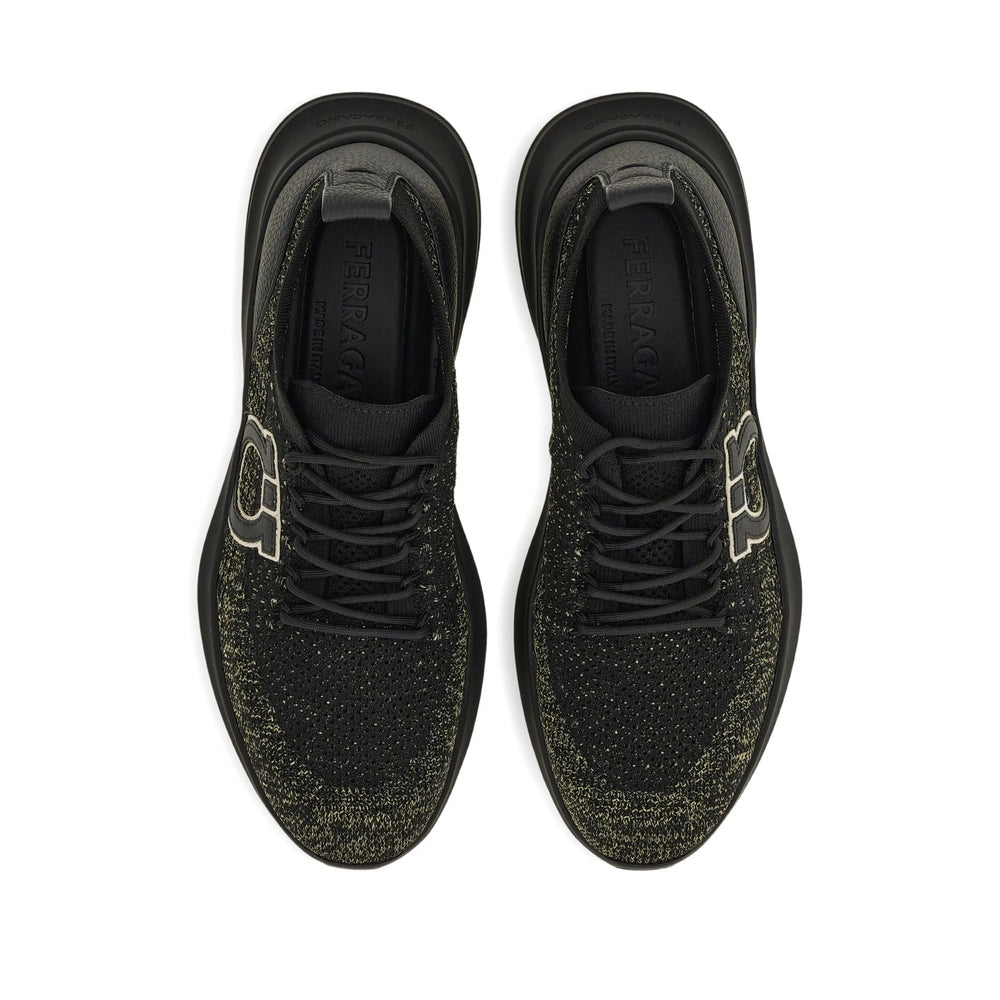 Ferragamo Black Trainers - Low-Tops Men FERRAGAMO