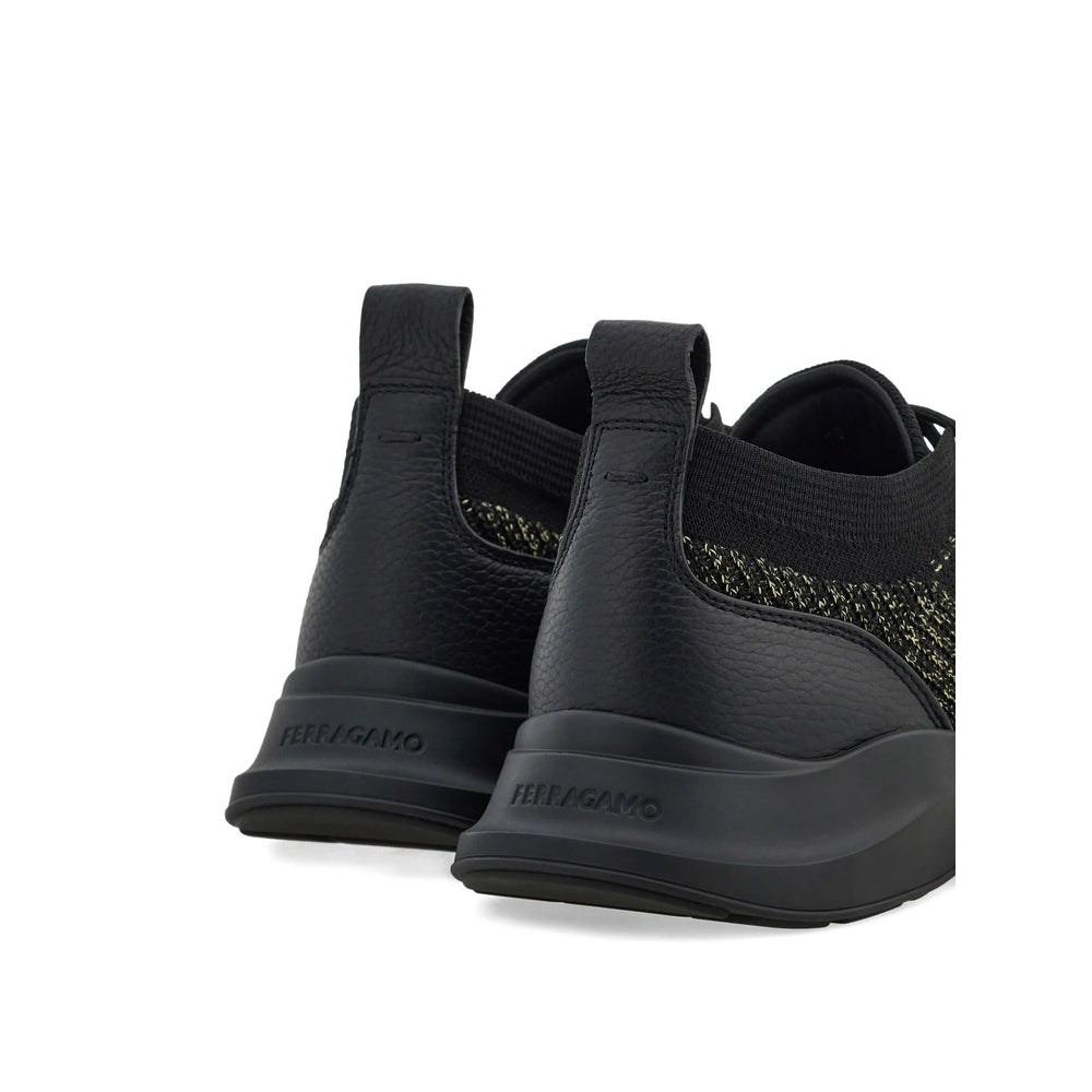Ferragamo Black Trainers - Low-Tops Men FERRAGAMO