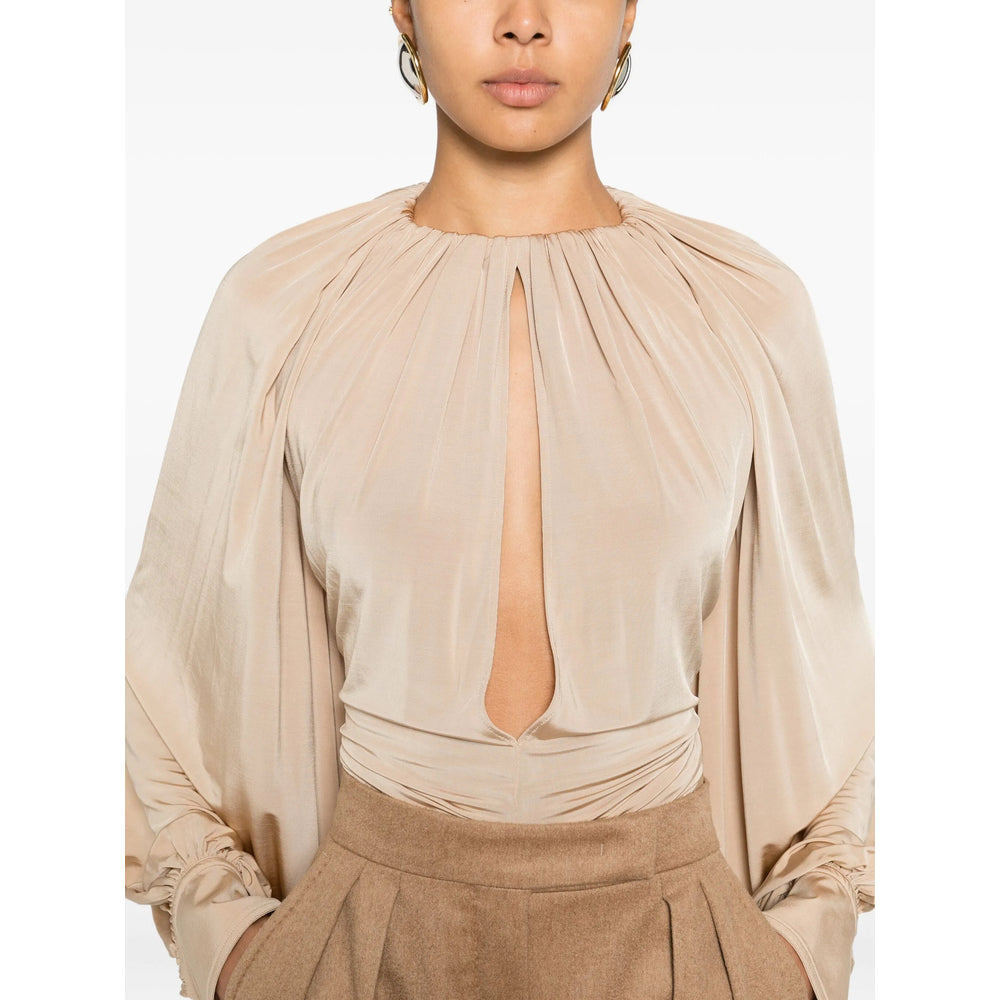 Ferragamo Neutrals Tops - Blouses Women FERRAGAMO