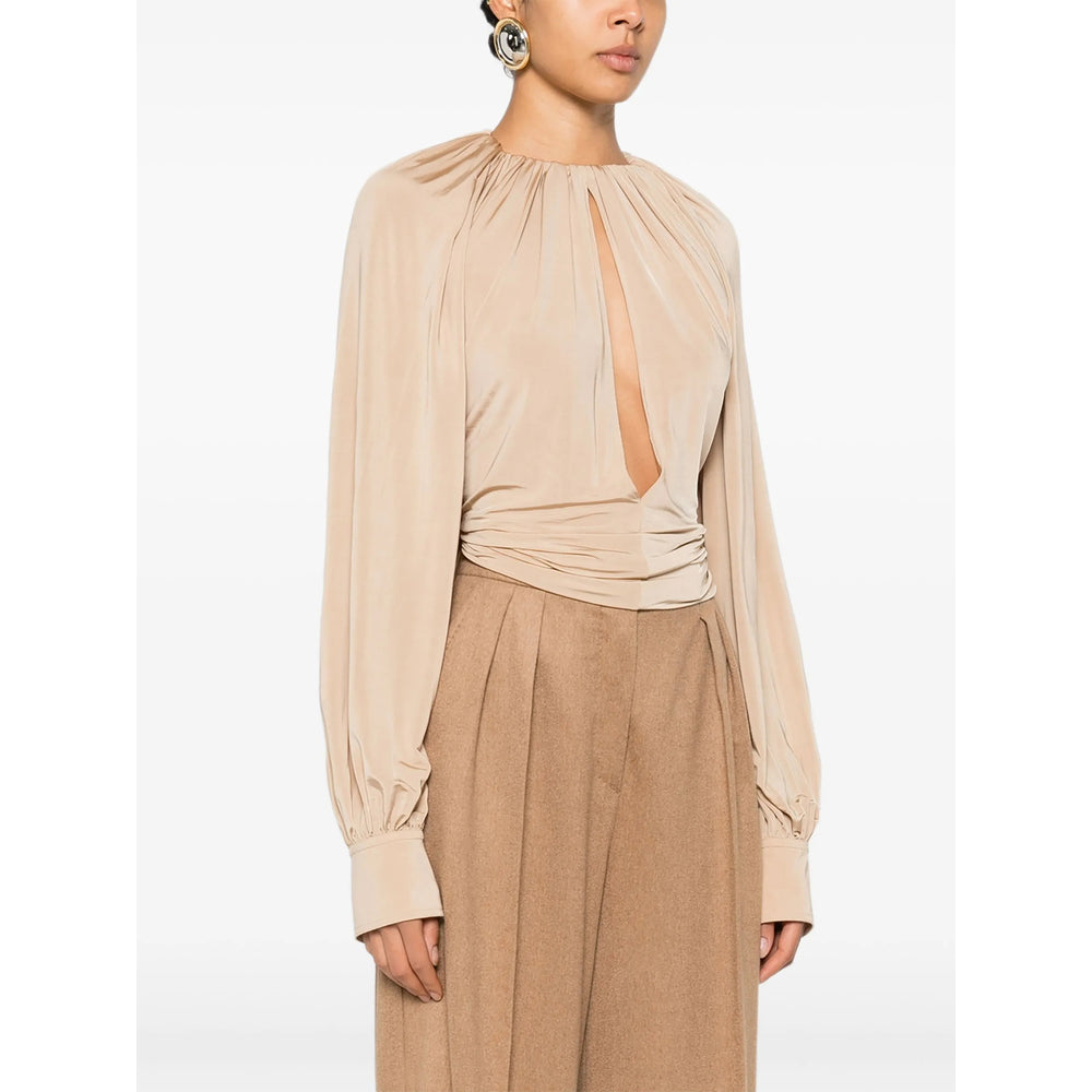 Ferragamo Neutrals Tops - Blouses Women FERRAGAMO