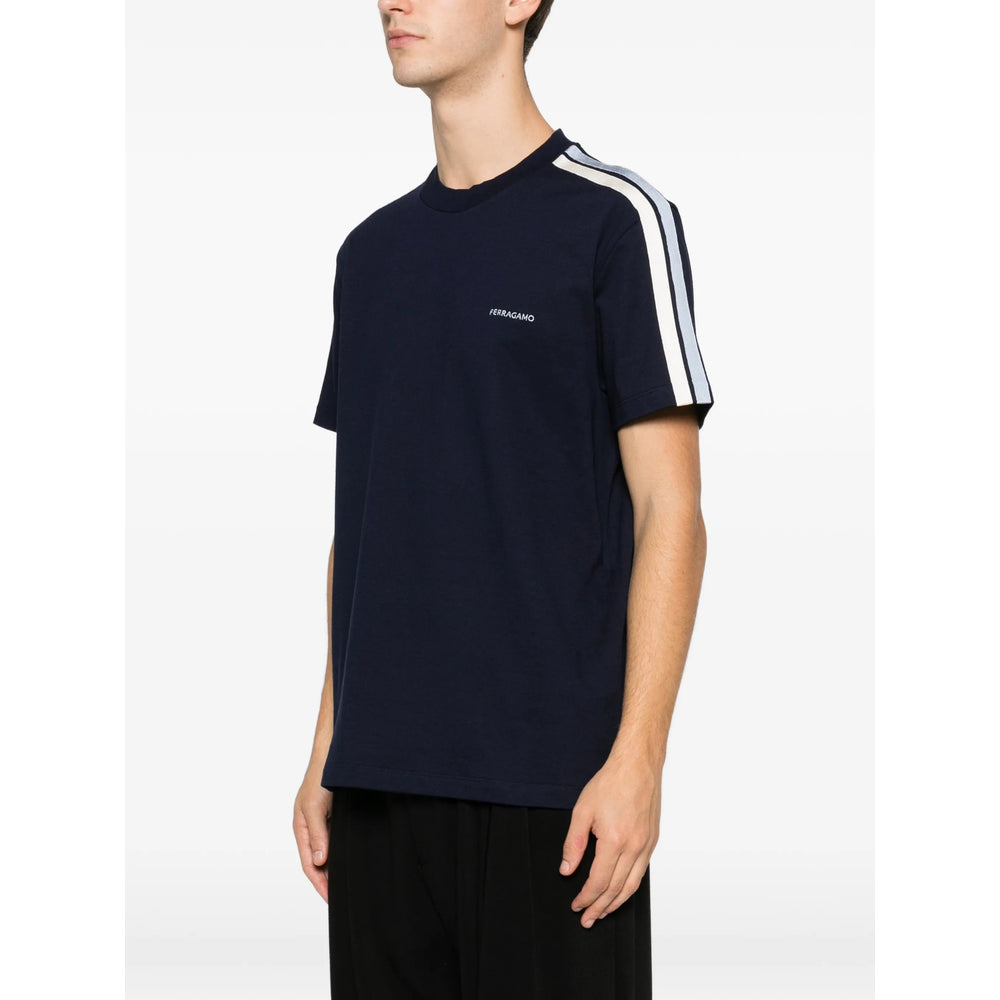 Ferragamo Blue T-Shirts & Vests - T-Shirts Men FERRAGAMO