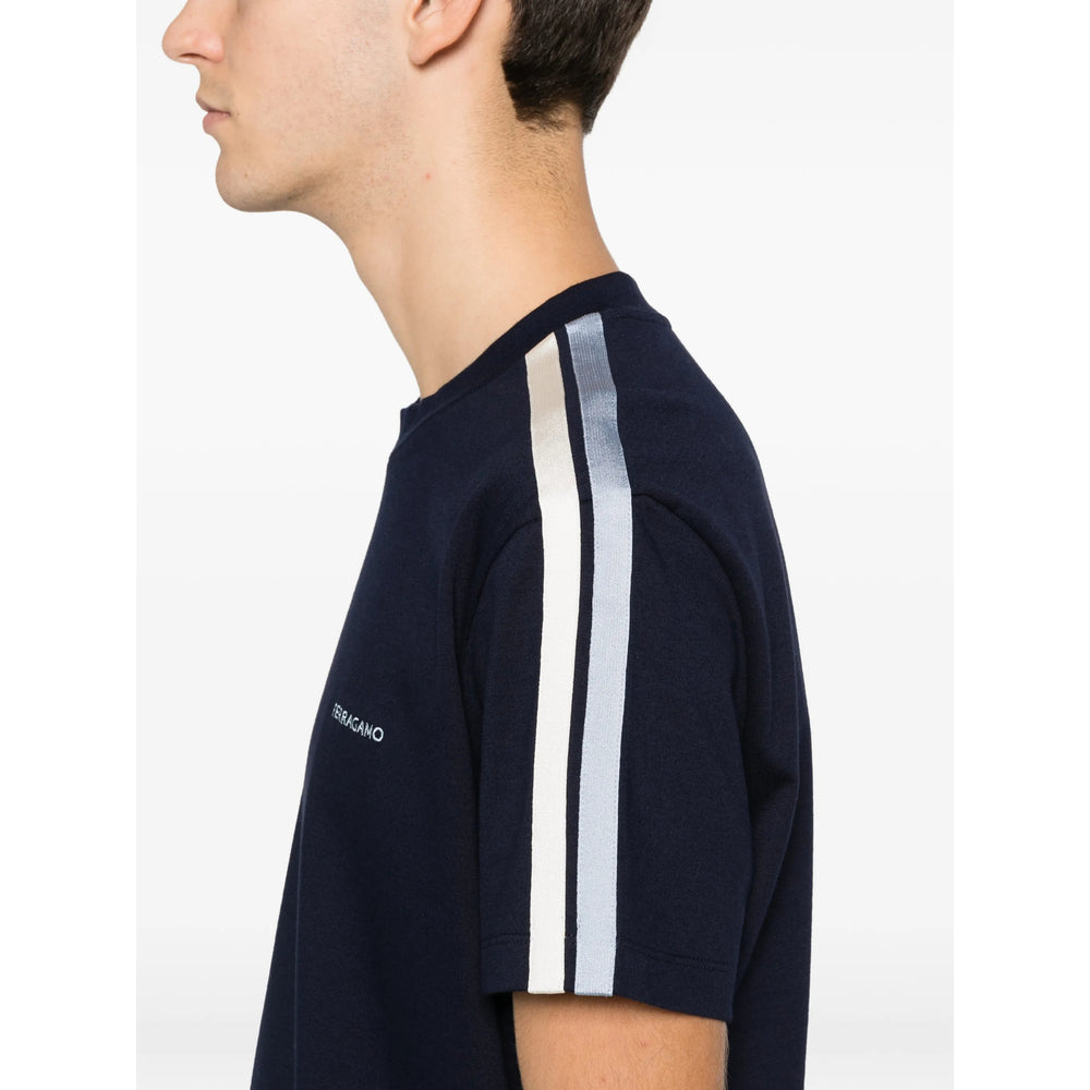 Ferragamo Blue T-Shirts & Vests - T-Shirts Men FERRAGAMO
