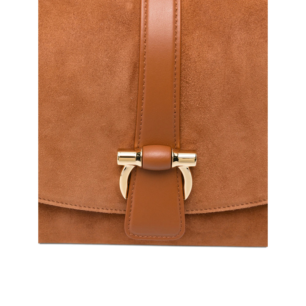 Ferragamo Brown Shoulder Bags Women FERRAGAMO