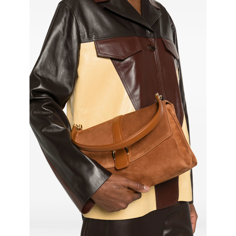 Ferragamo Brown Shoulder Bags Women FERRAGAMO
