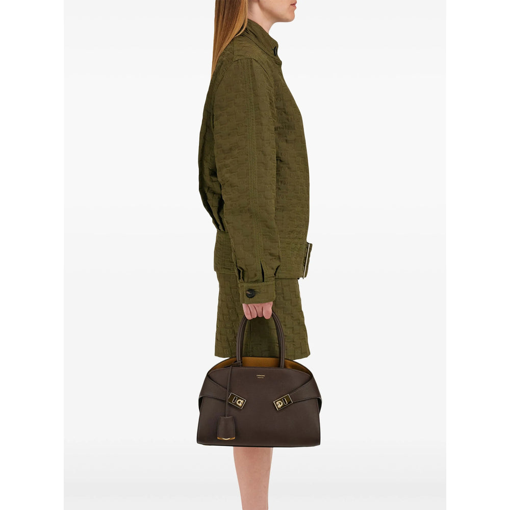 Ferragamo Brown Tote Bags Women FERRAGAMO
