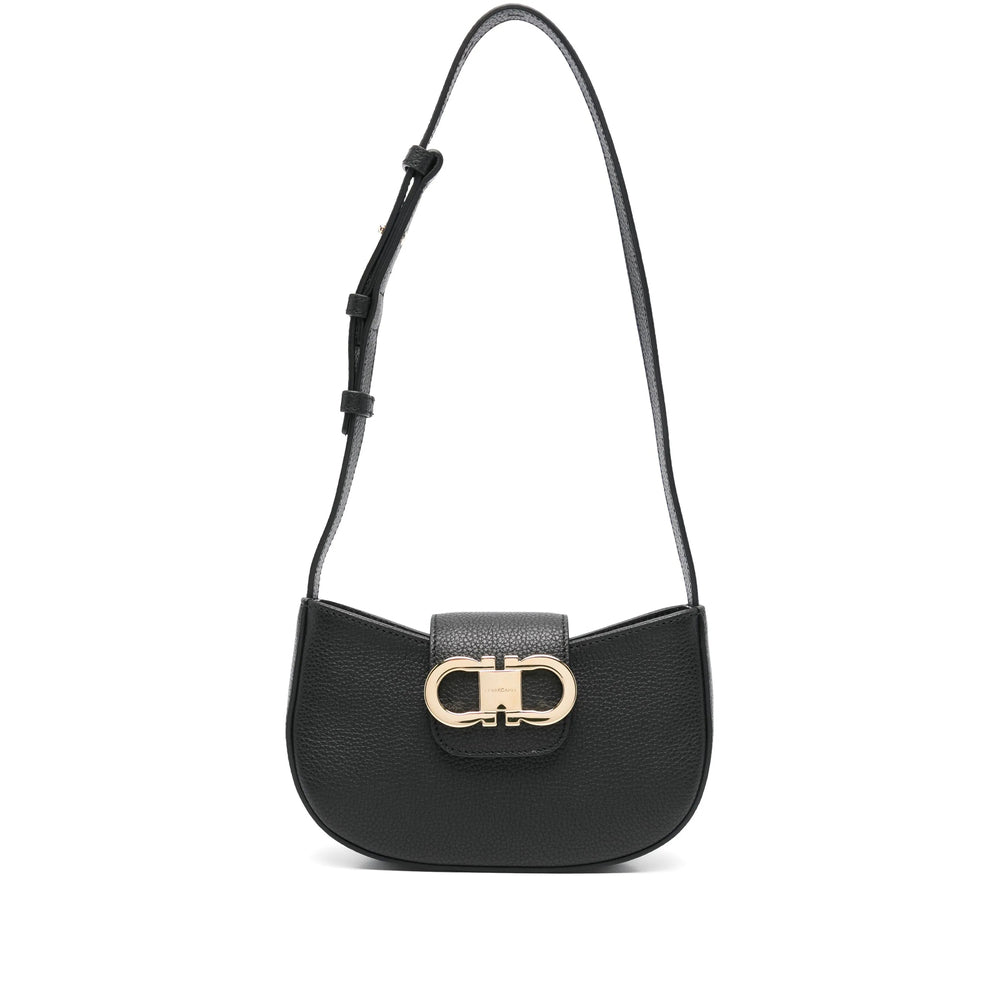 Ferragamo Black Shoulder Bags Women FERRAGAMO