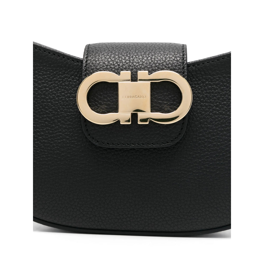 Ferragamo Black Shoulder Bags Women FERRAGAMO