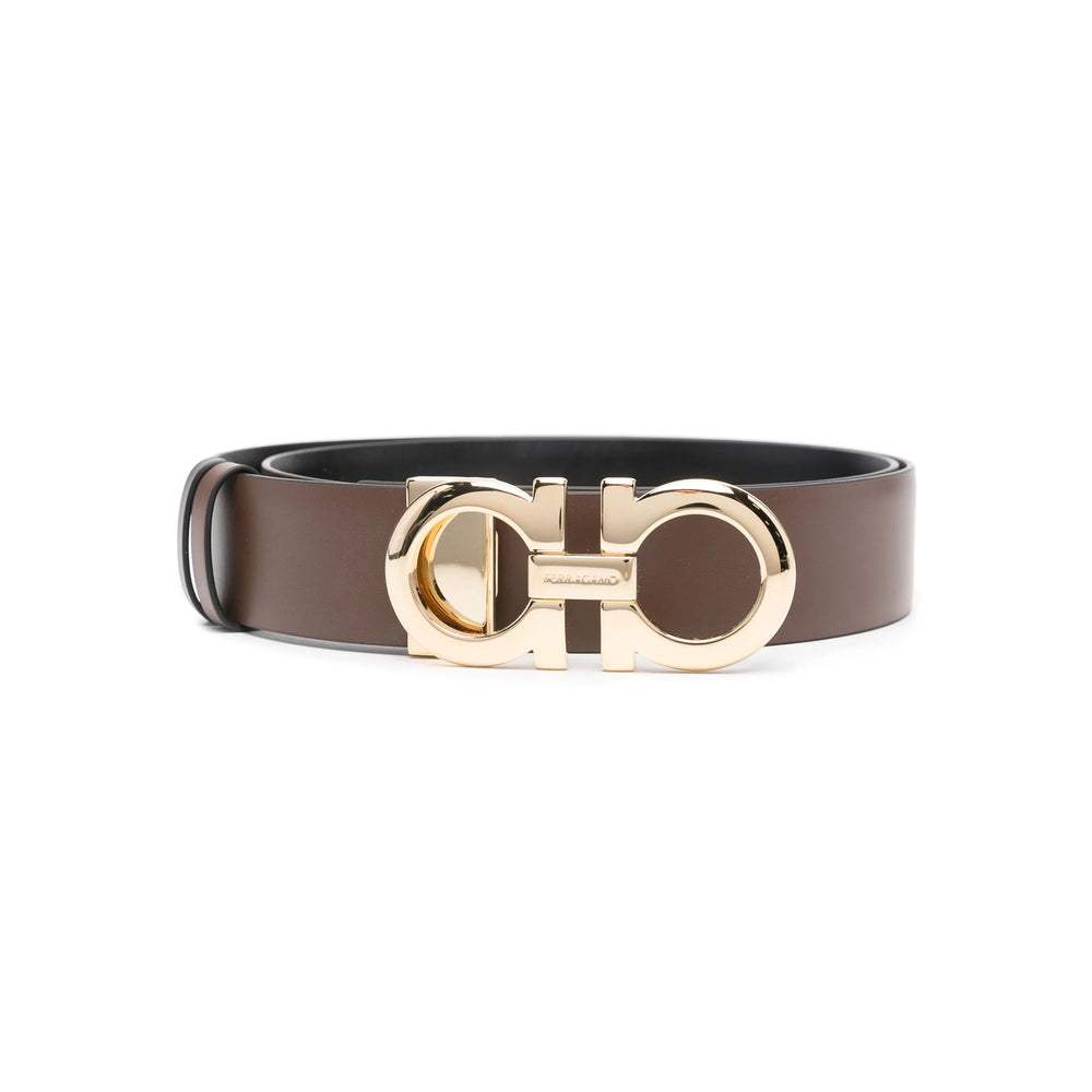 Ferragamo Brown Belts Men FERRAGAMO