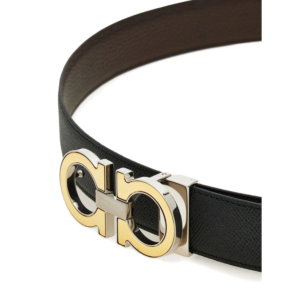 Ferragamo Black Belts Men FERRAGAMO