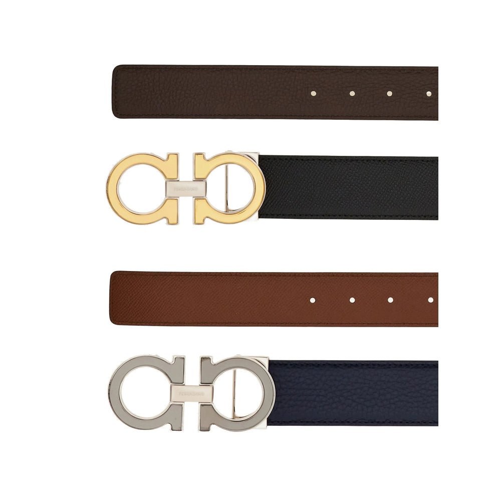 Ferragamo Black Belts Men FERRAGAMO