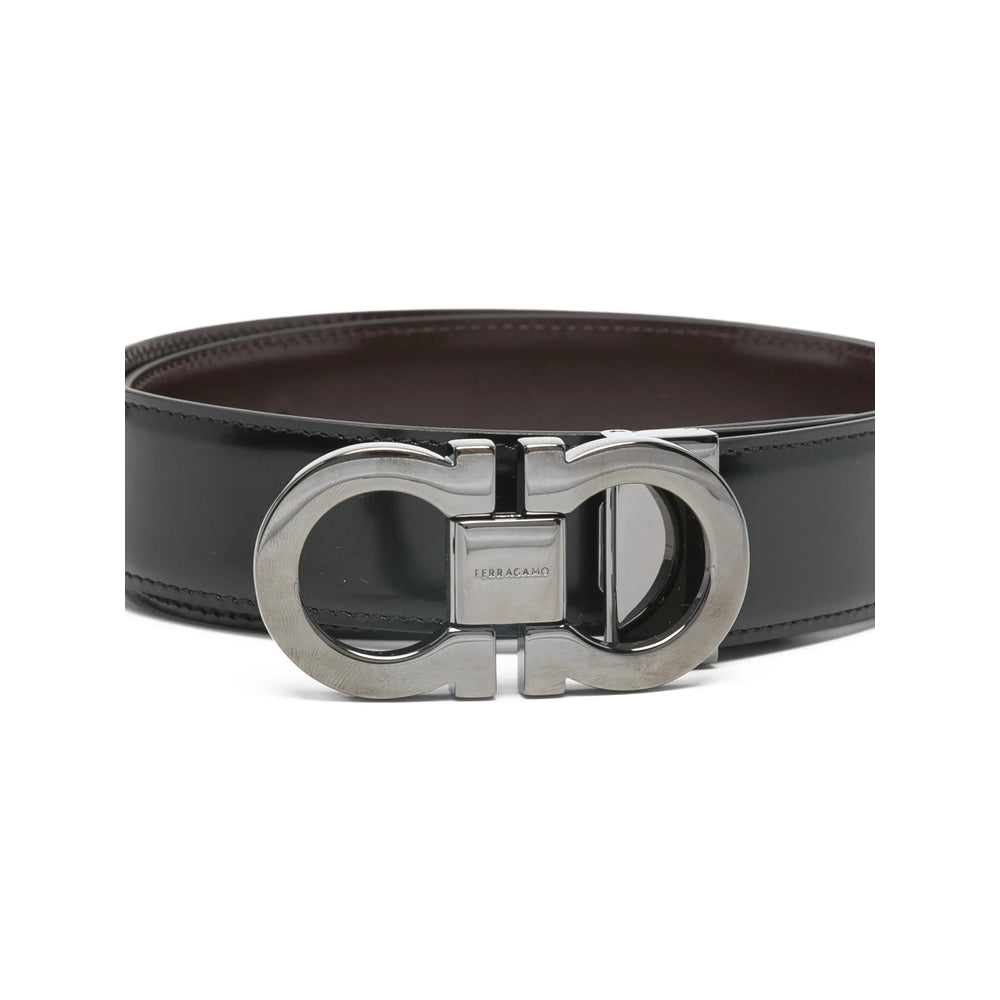 Ferragamo Black Belts Men FERRAGAMO