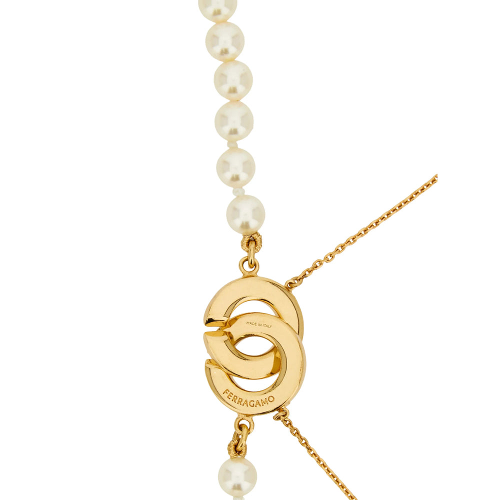 Ferragamo Gold Necklaces Women FERRAGAMO