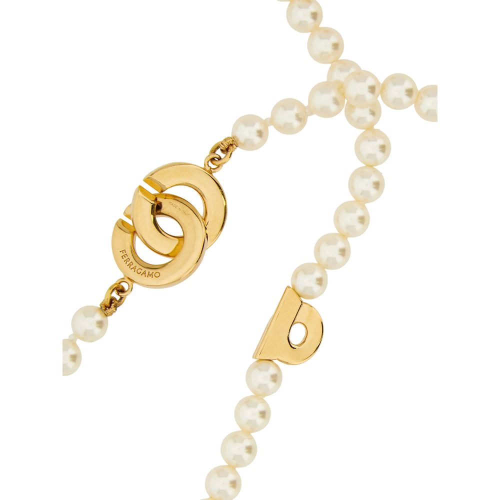 Ferragamo Gold Necklaces Women FERRAGAMO
