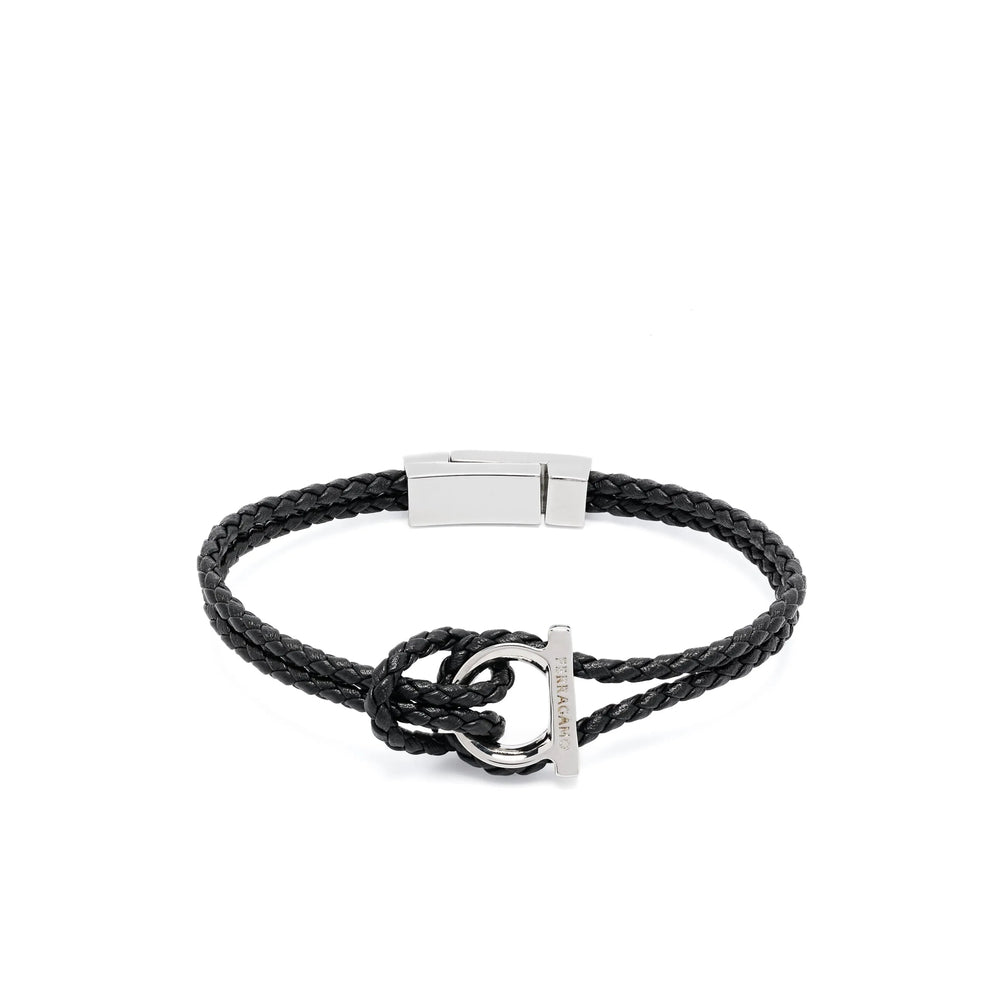 Ferragamo Black Bracelets Men FERRAGAMO