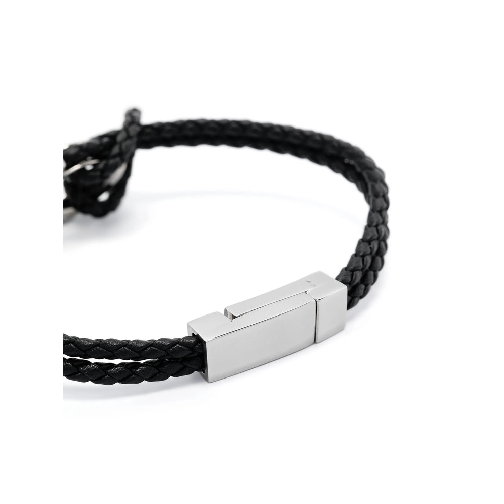 Ferragamo Black Bracelets Men FERRAGAMO