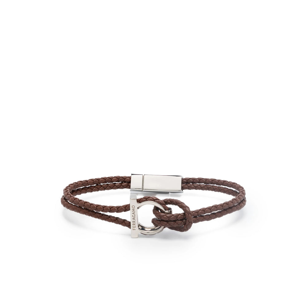 Ferragamo Brown Bracelets Men FERRAGAMO