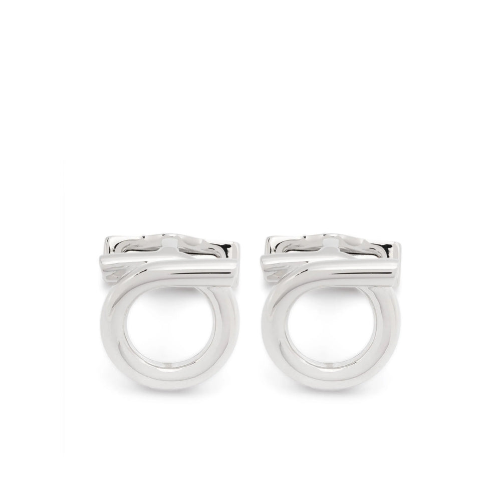 Ferragamo Silver Cufflinks Men FERRAGAMO