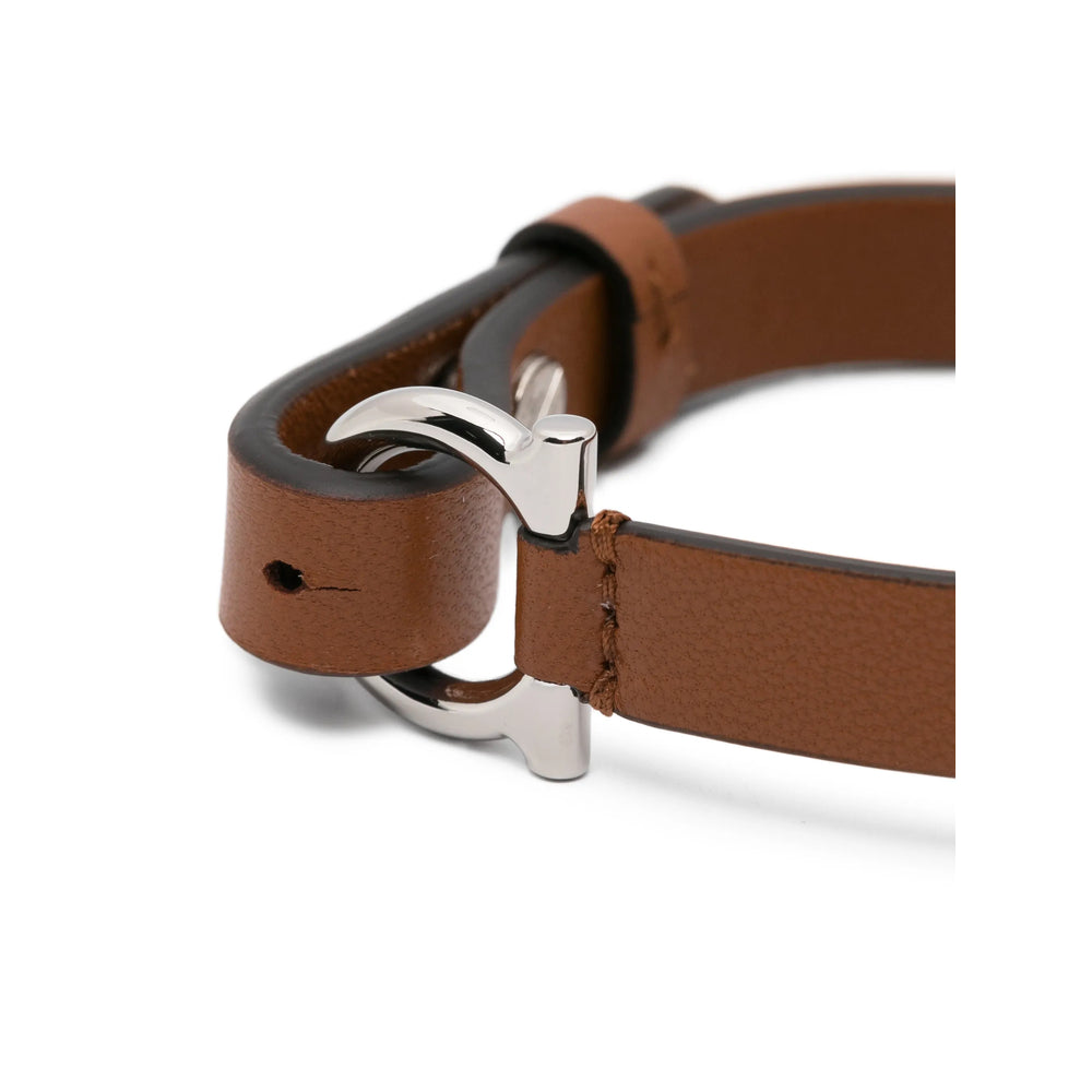 Ferragamo Brown Bracelets Men FERRAGAMO