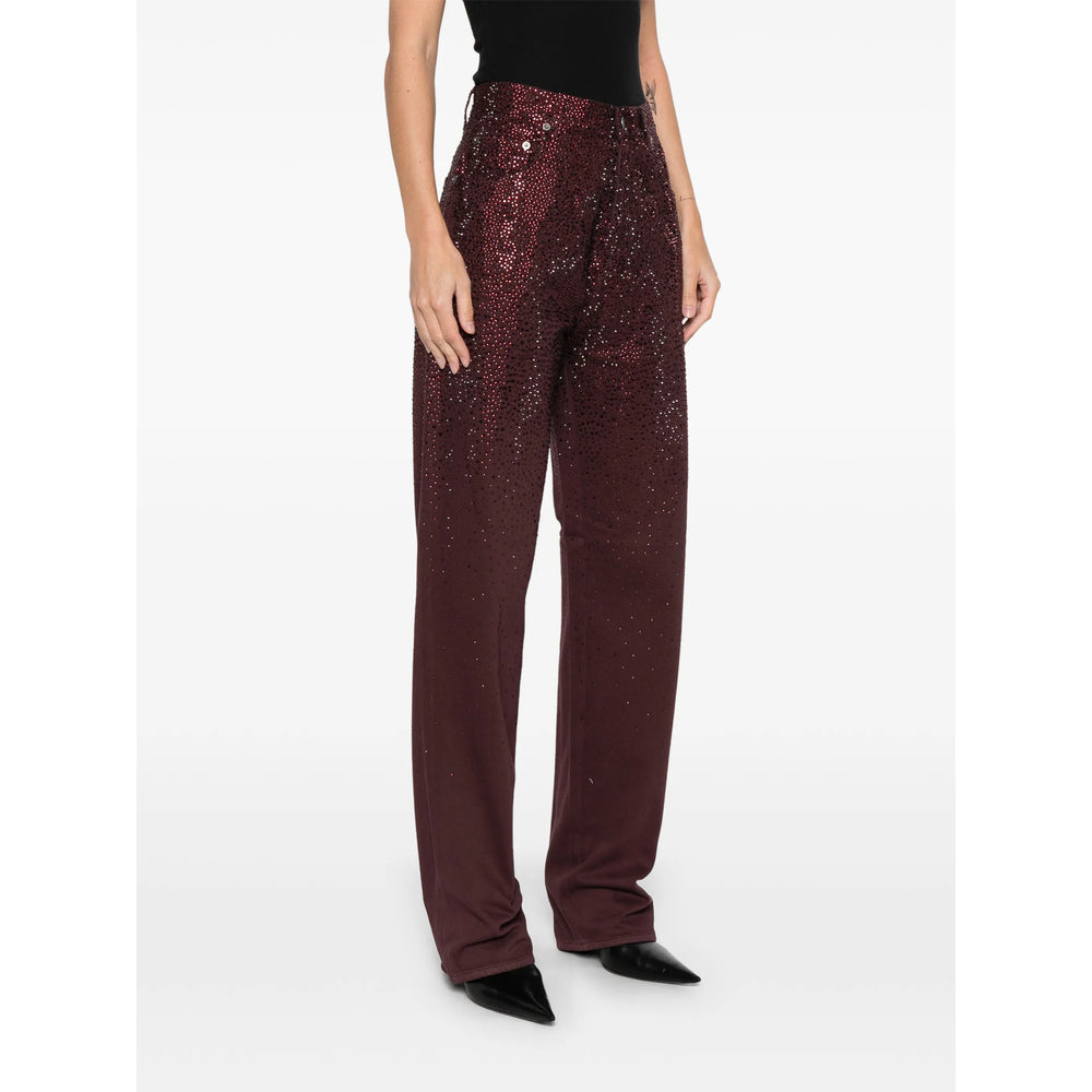 Golden Goose Red Denim - Straight-Leg Jeans Women