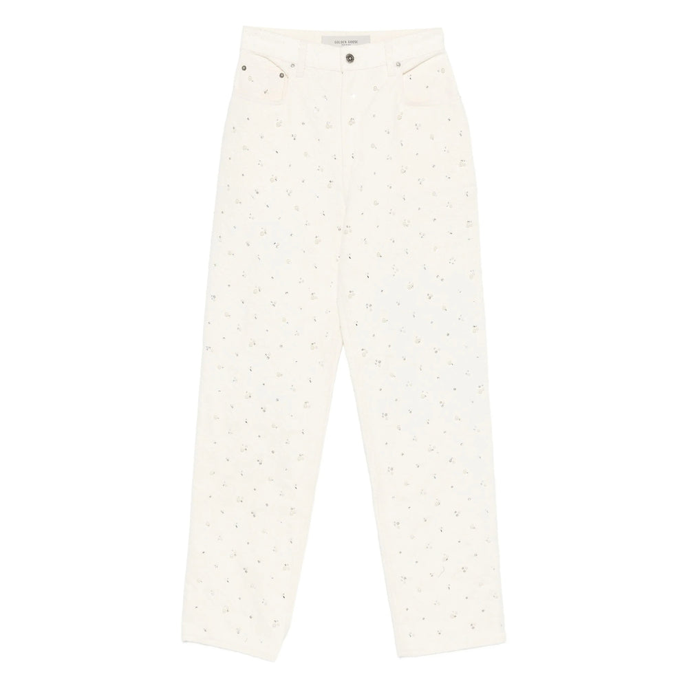 Golden Goose White Trousers Women GOLDEN GOOSE