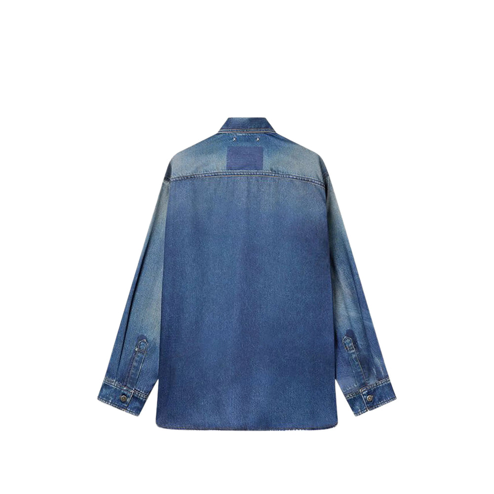 Golden Goose Blue Tops - Shirts Women GOLDEN GOOSE