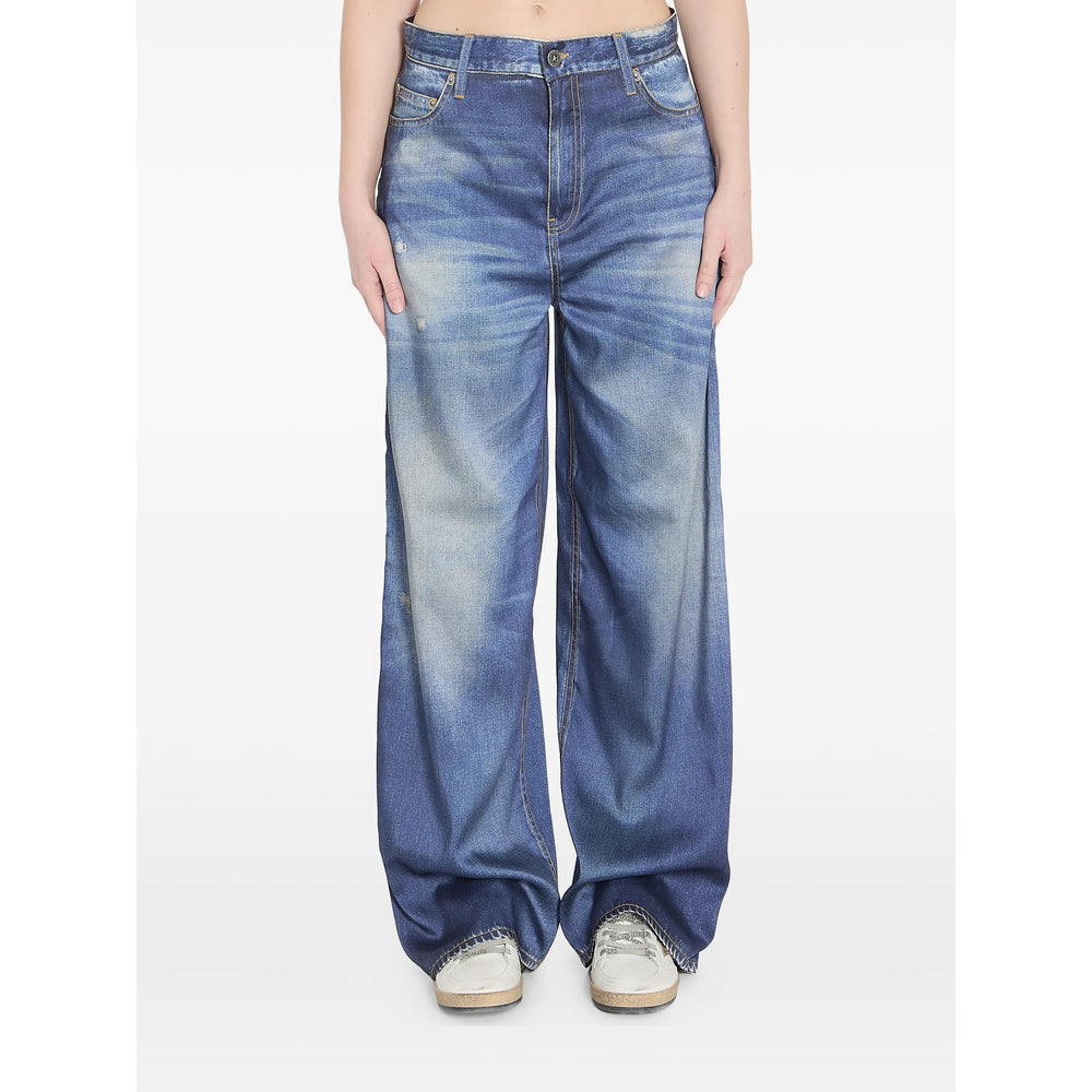 Golden Goose Blue Trousers - Palazzo Pants Women GOLDEN GOOSE