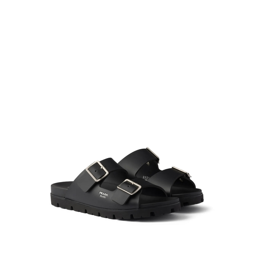 Prada Black Sandals Men PRADA