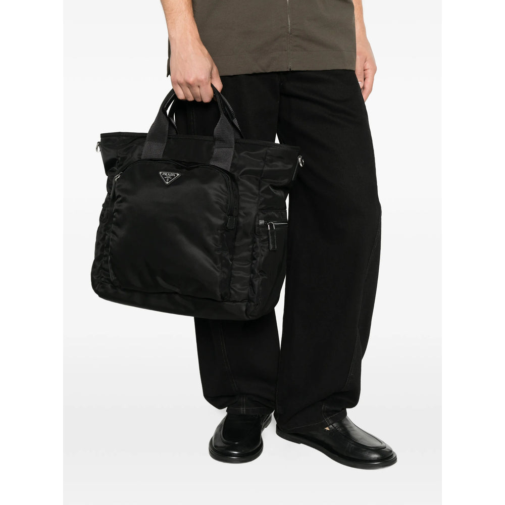 Prada Black Tote Bags Men PRADA