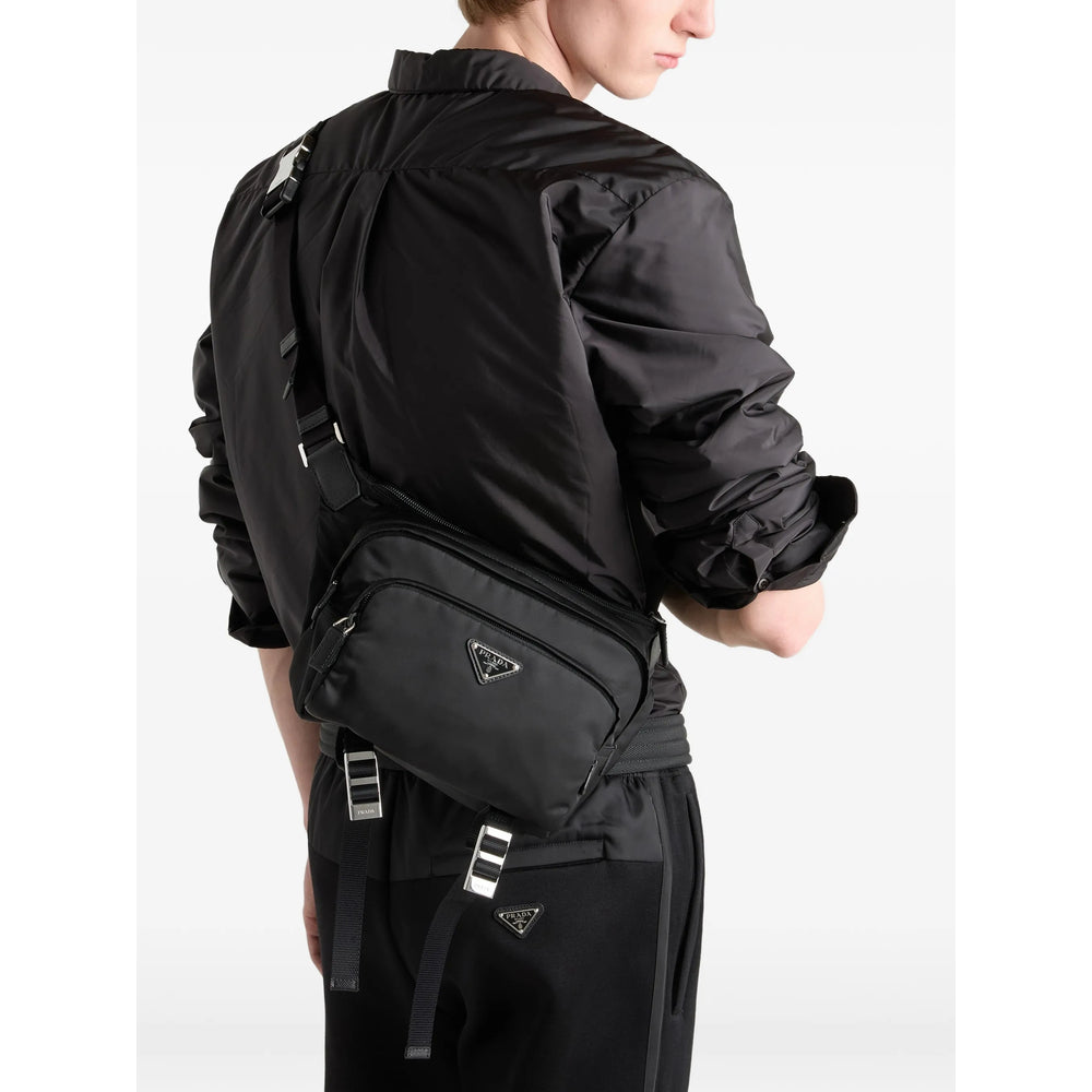 Prada Black Shoulder Bags Men PRADA