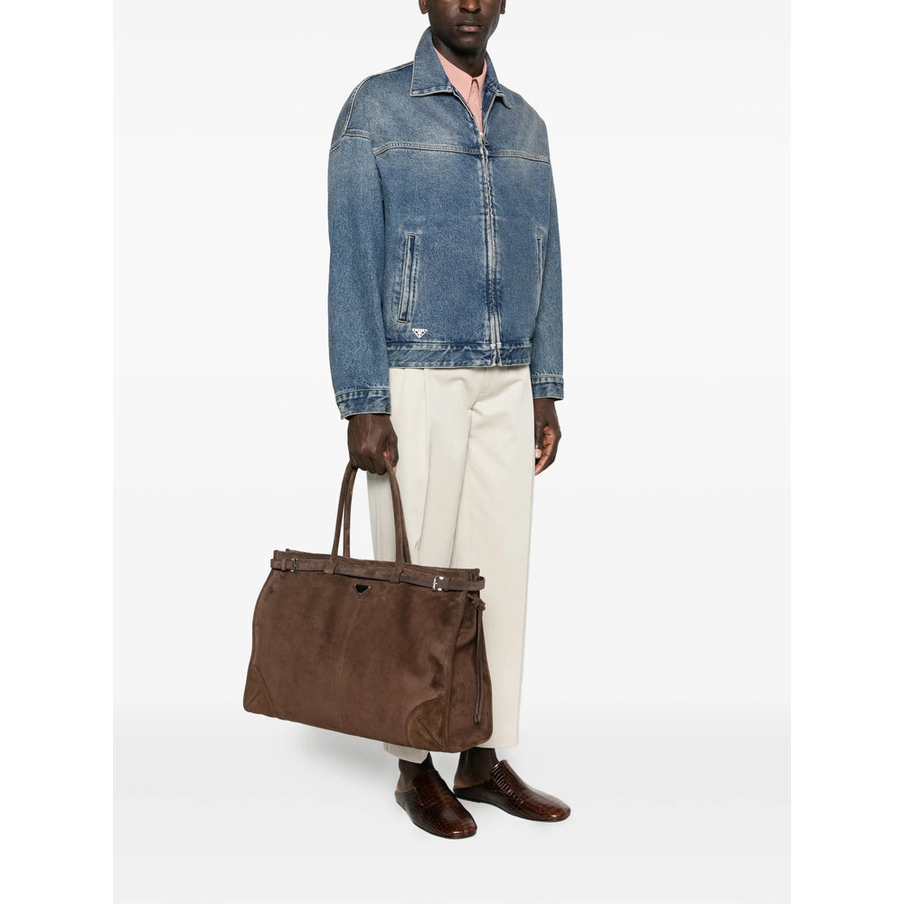 Prada Brown Luggage & Holdalls Men PRADA