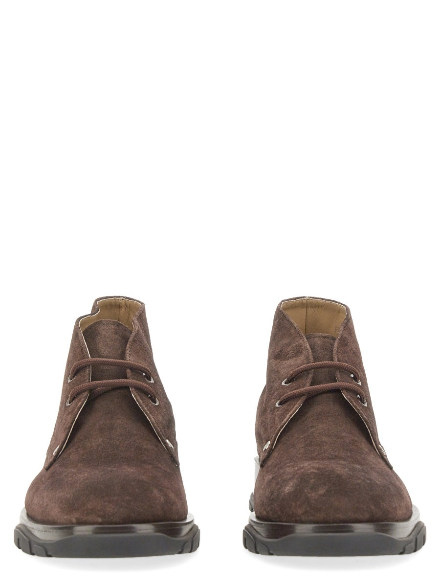 Alexander Mcqueen Men Suede Boot ALEXANDER MCQUEEN