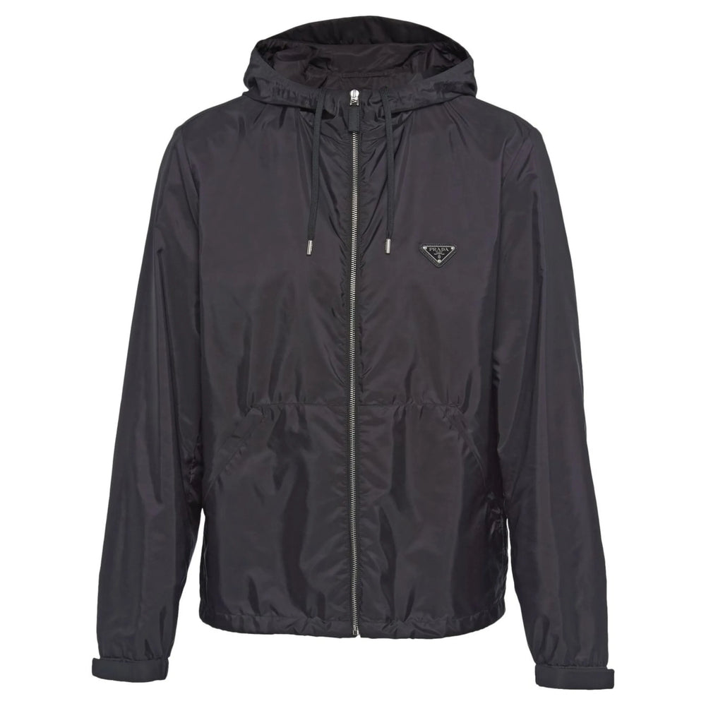 Prada Black Jackets - Hooded Jackets Men PRADA