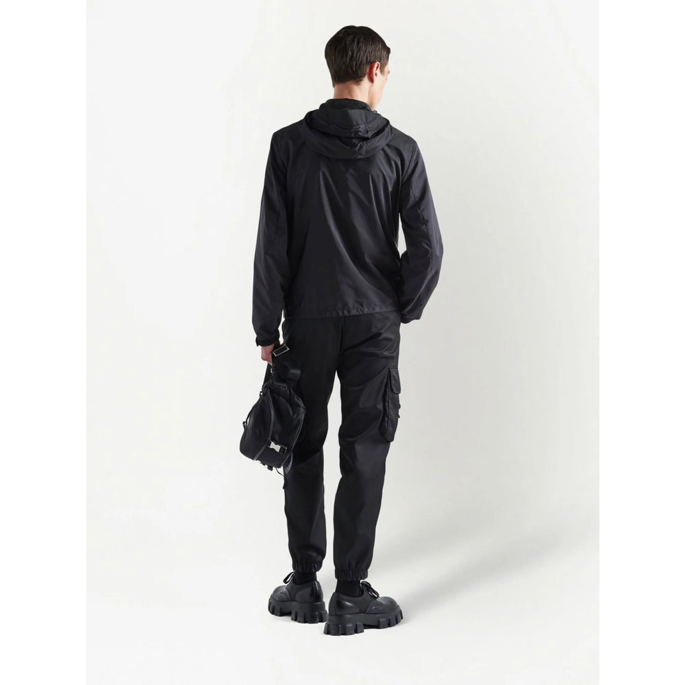 Prada Black Jackets - Hooded Jackets Men PRADA
