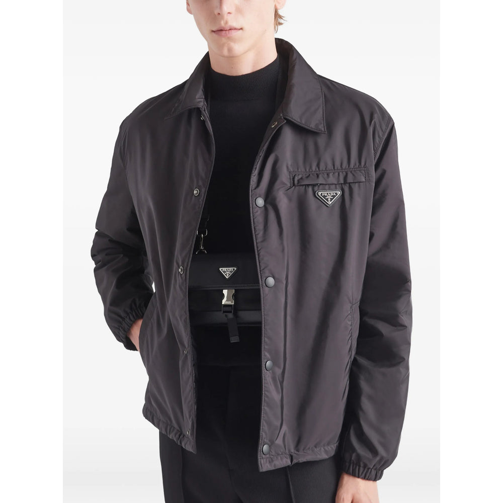 Prada Black Jackets - Shirt Jackets Men PRADA