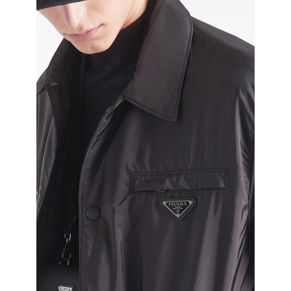 Prada Black Jackets - Shirt Jackets Men PRADA