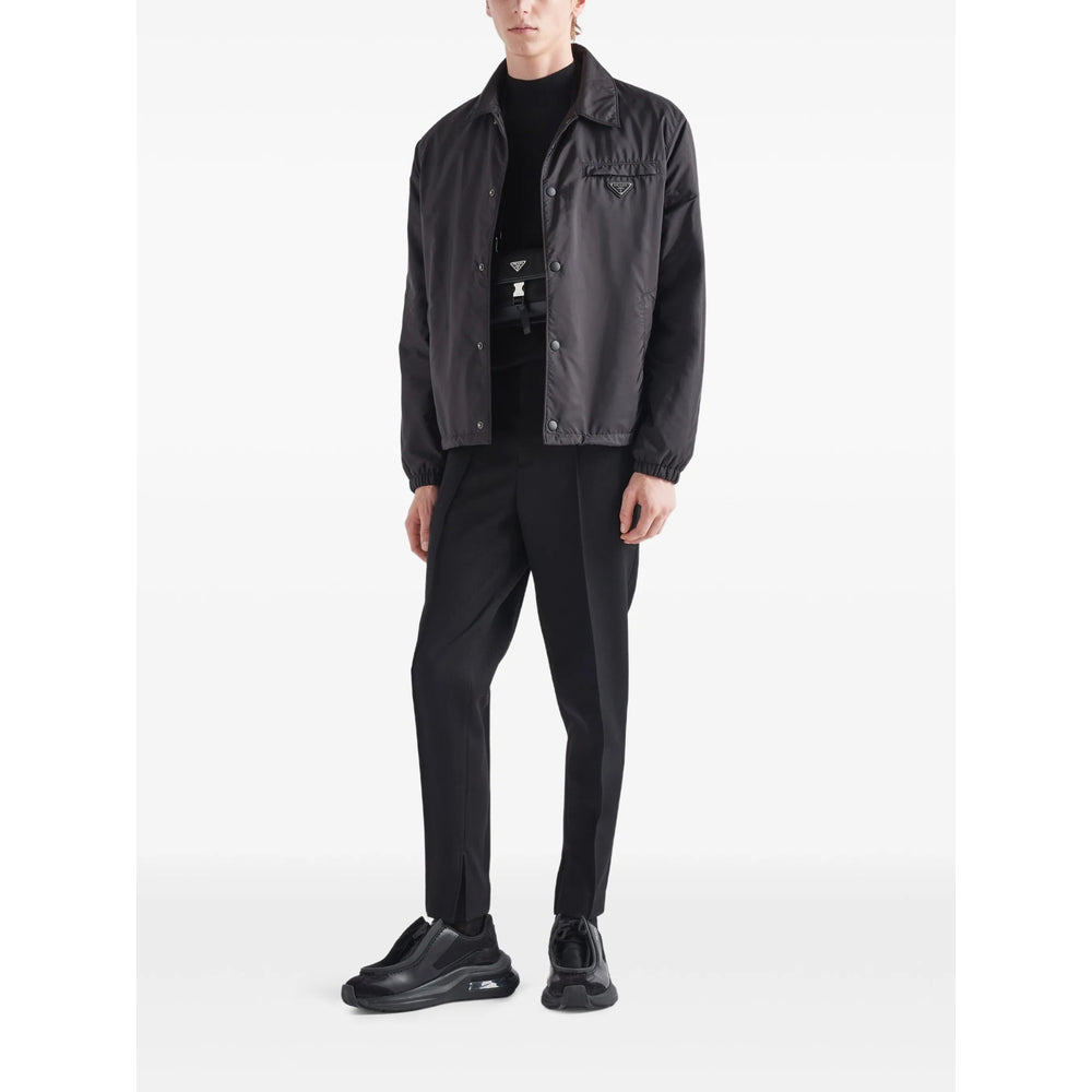 Prada Black Jackets - Shirt Jackets Men PRADA