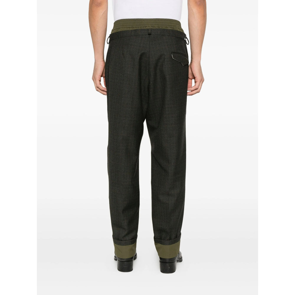 Prada Green Trousers Men PRADA