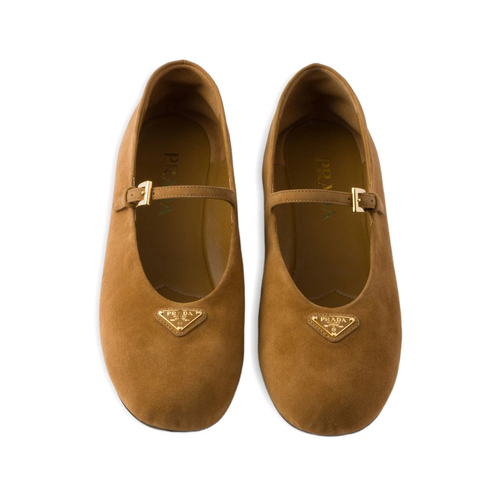 Prada Brown Ballet Flats Women PRADA