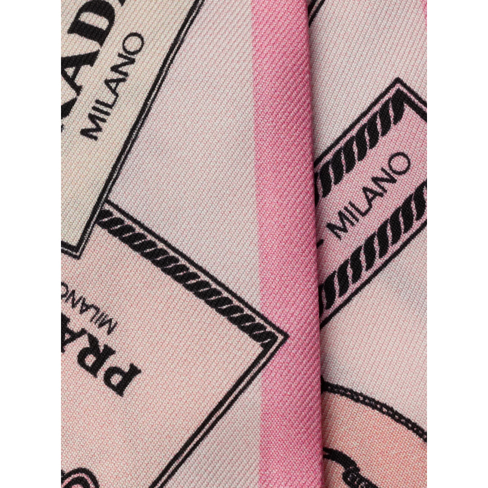 Prada Pink Scarves Women PRADA