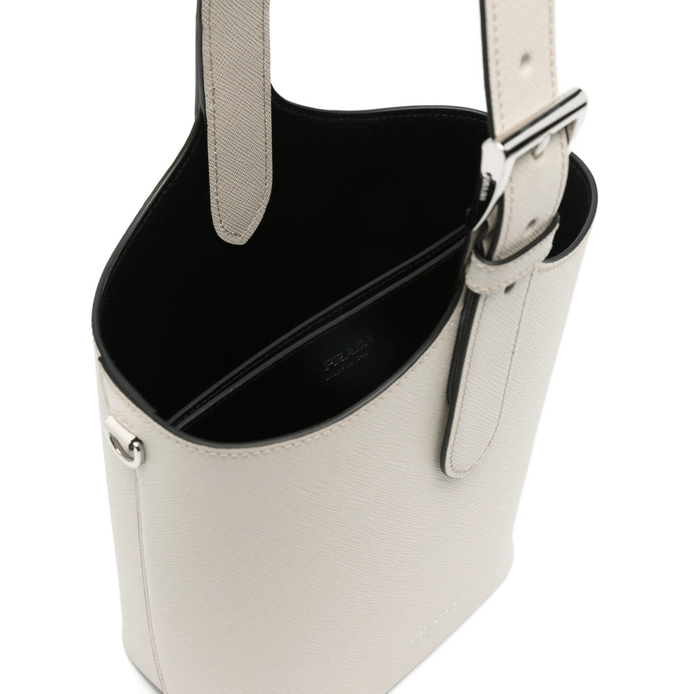 Prada Neutrals Bucket Bags Women PRADA