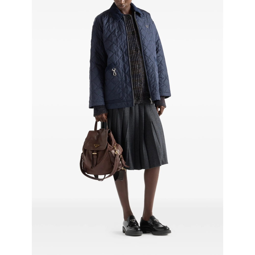Prada Blue Jackets - Puffer Jackets Women PRADA