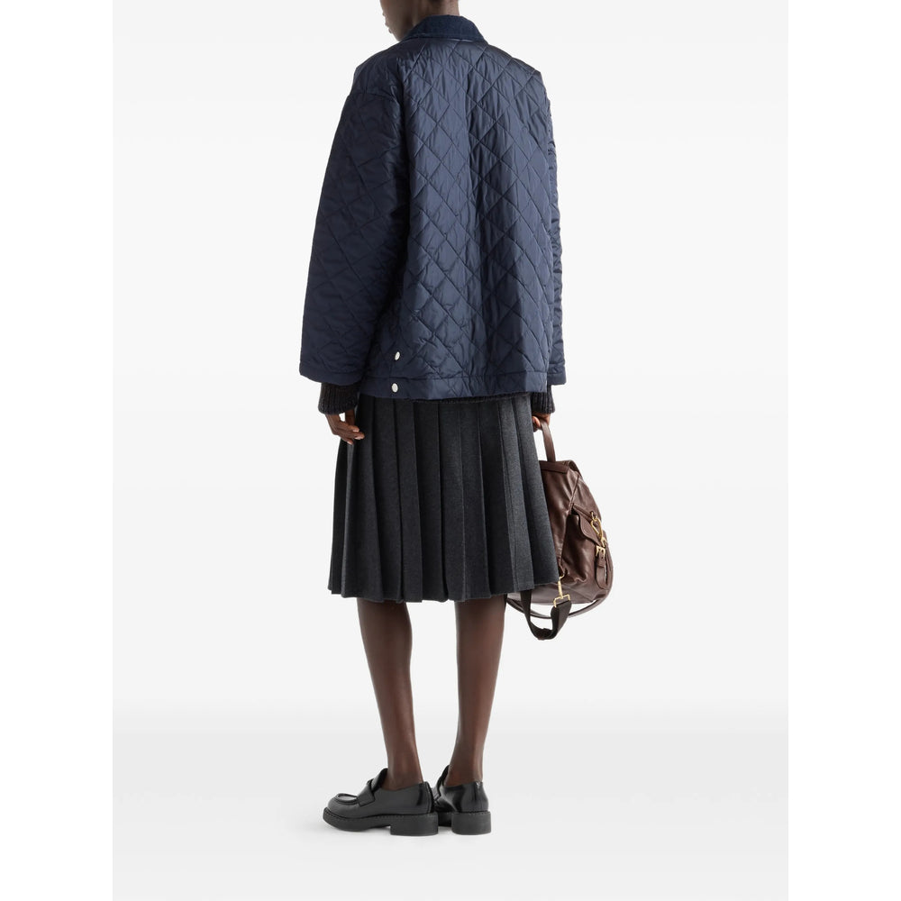 Prada Blue Jackets - Puffer Jackets Women PRADA