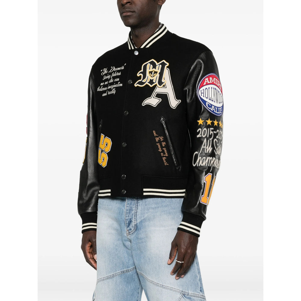 Amiri Black Jackets - Bomber Jackets Men AMIRI