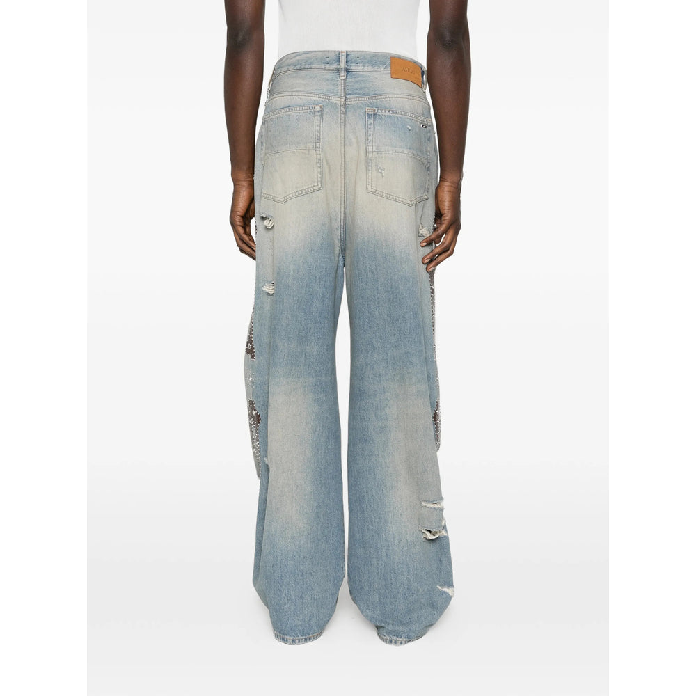 Amiri Blue Denim - Wide-Leg Jeans Men AMIRI