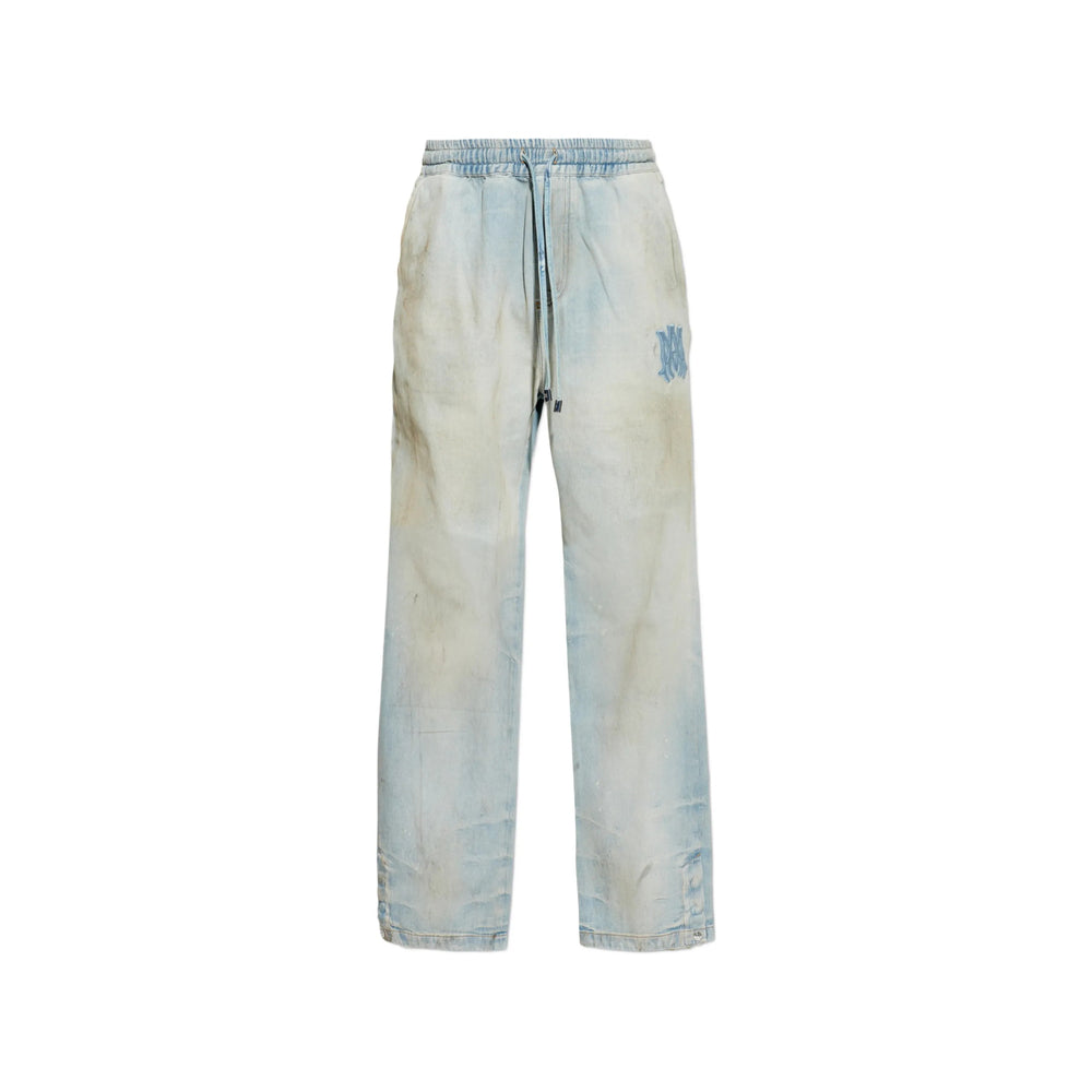 Amiri Blue Denim - Wide-Leg Jeans Men AMIRI