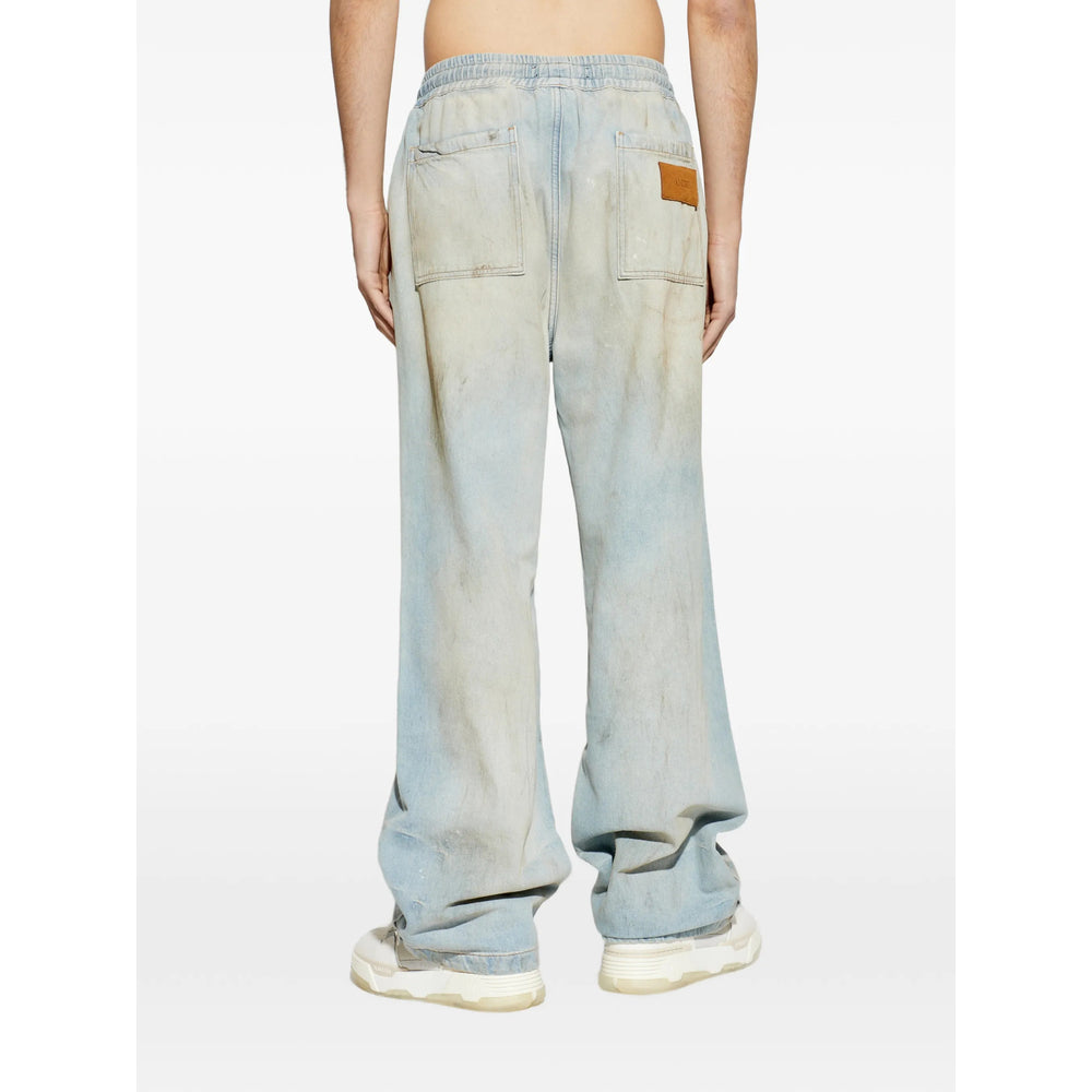 Amiri Blue Denim - Wide-Leg Jeans Men AMIRI